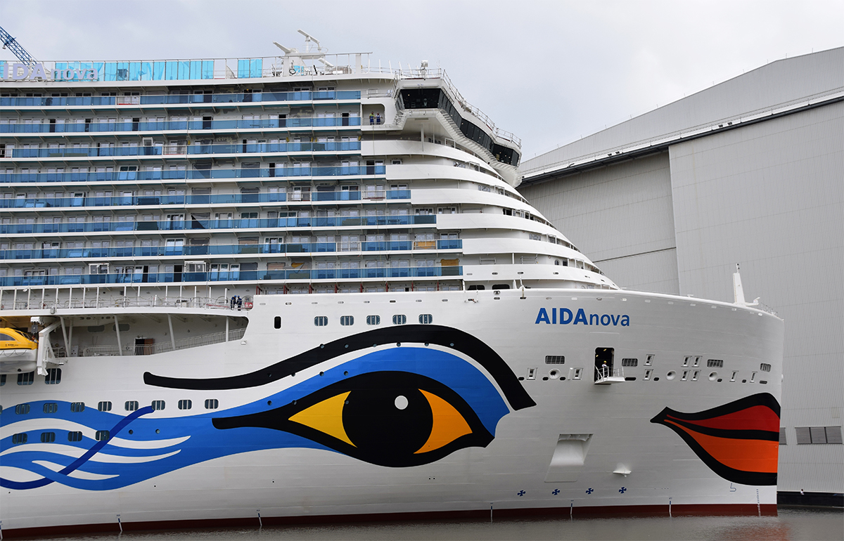El crucero Aida Nova - Wikipedia Creative Commons, foto de Dickelbers