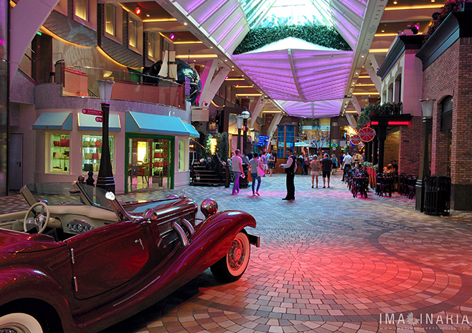 One of the neighbourhoods of the Allure of the Seas