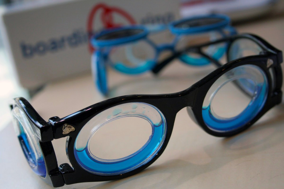 Special glasses Boarding Ring are the latest idea against sea sickness