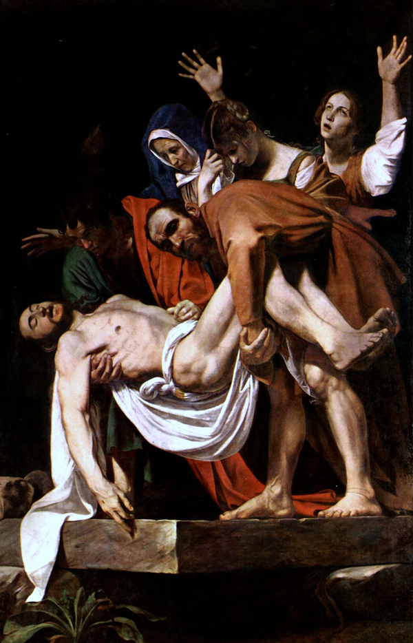 Caravaggio - La Deposición de la Cruz