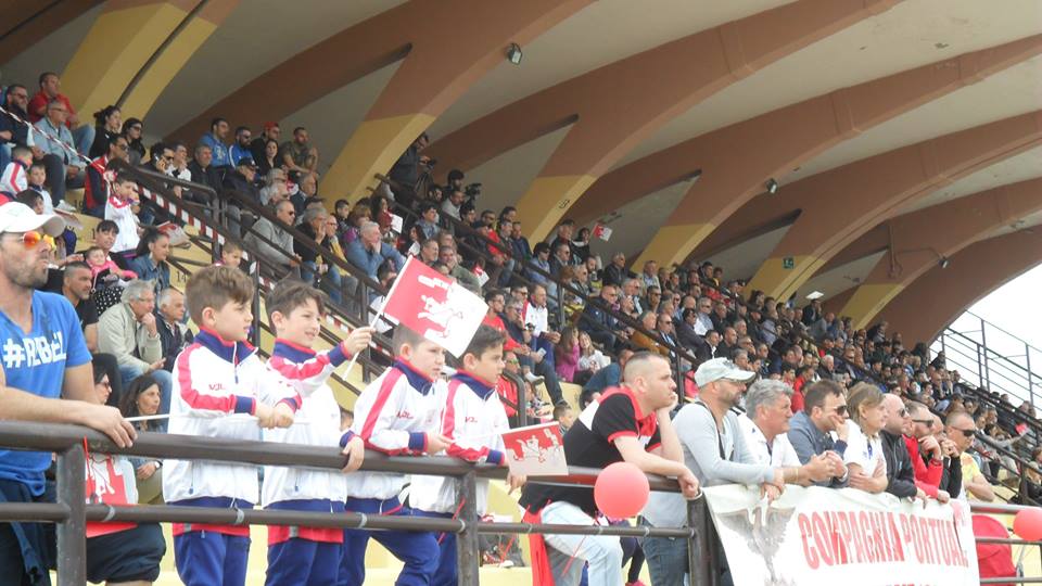 CPC 2005 Supporters at the Fattori Stadium in Civitavecchia