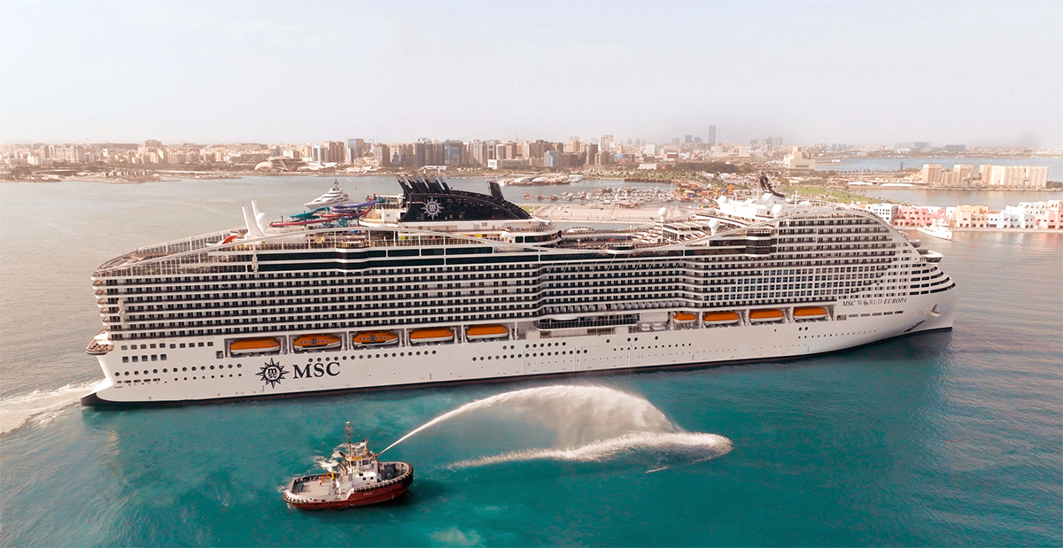 MSC World Europa is one of the ships scheduled to arrive in Civitavecchia in February 2024 - CC BY-SA 4.0 Wikimedia Commons