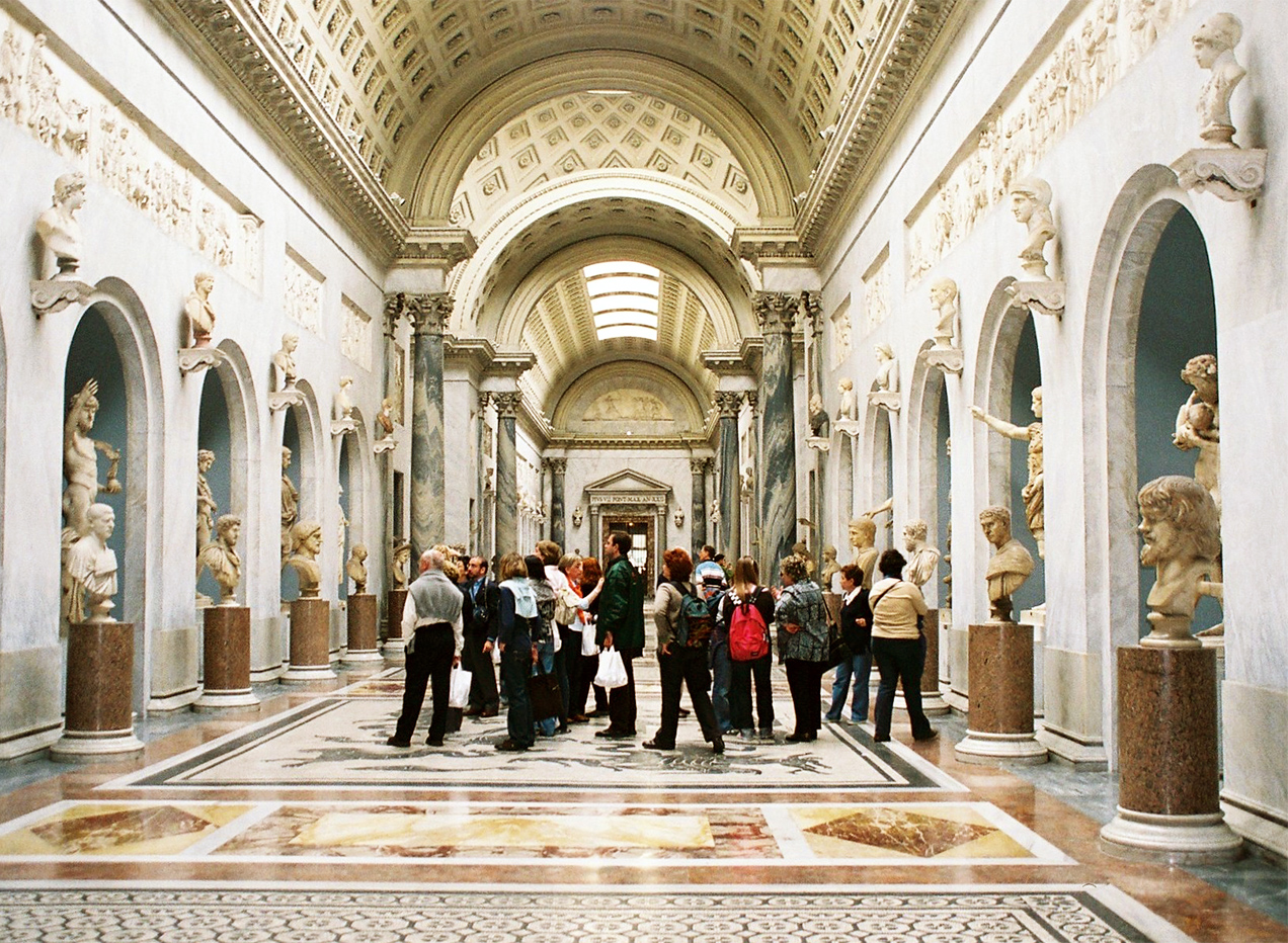 La media de visitantes de los Museos Vaticanos es de unos ¡30.000 al día!