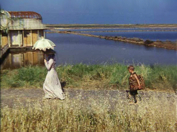 A scene from The Adventures of Pinocchio set in the Saltpans of Tarquinia