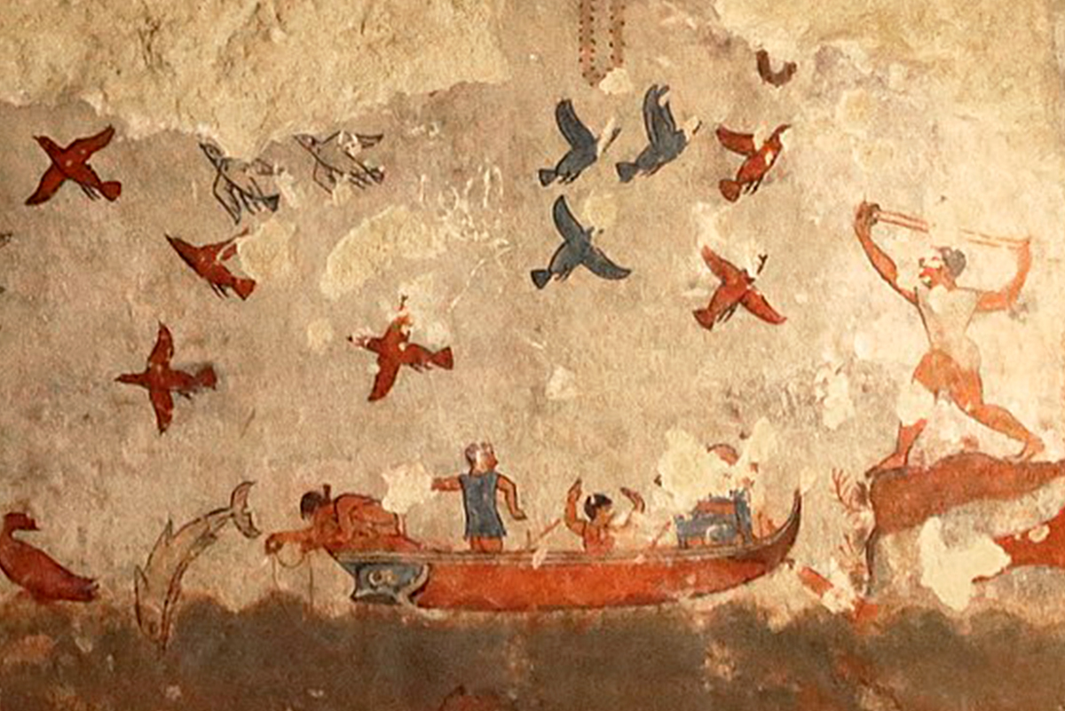 Etruscan Necropolis of Monterozzi - Tomb of Hunting and Fishing