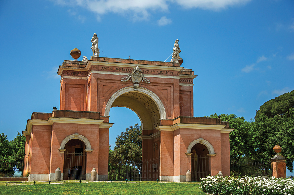 Arch of the Four Winds - Villa Pamphili (Rome)