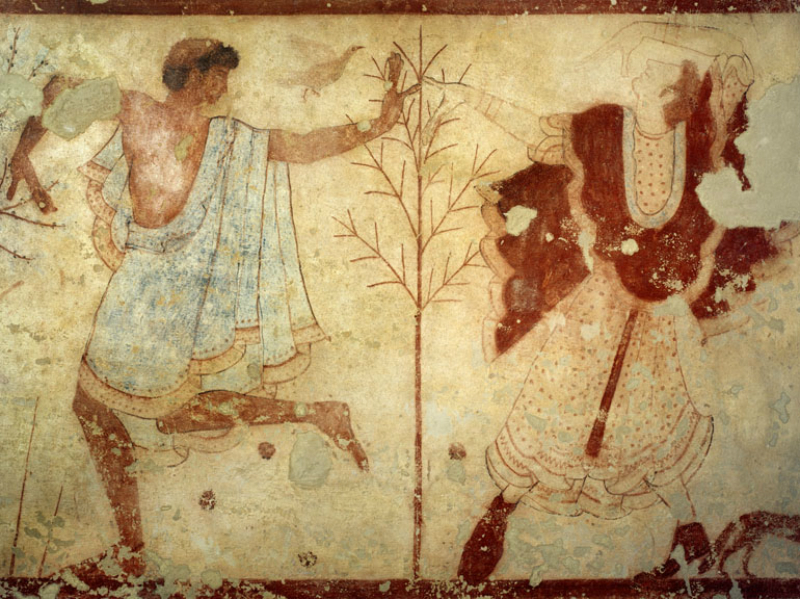 Fresco from the Tomb of the Triclinium
