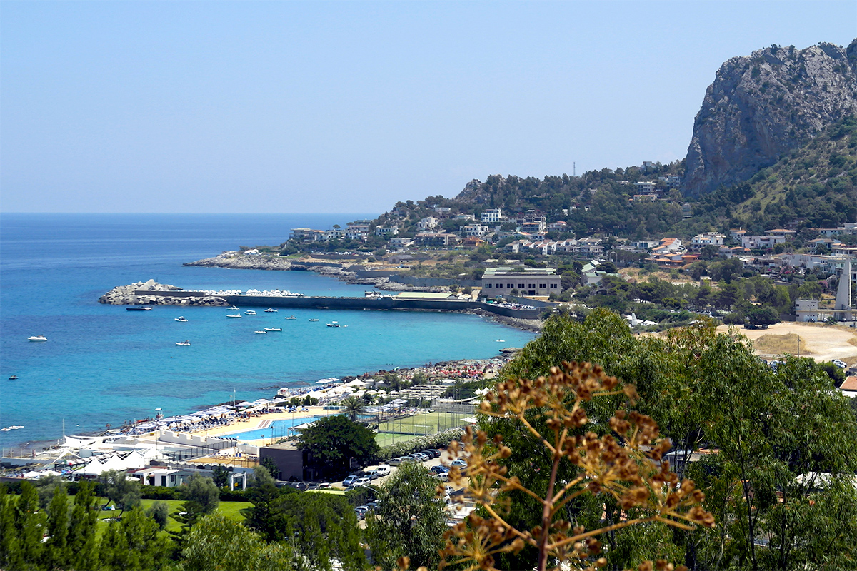 A beautiful view of Addaura (Palermo)