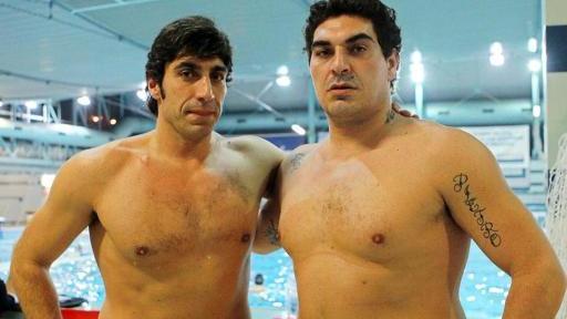 Alessandro y Roberto Calcaterra organizadores del Calcaterra Waterpolo Challenge