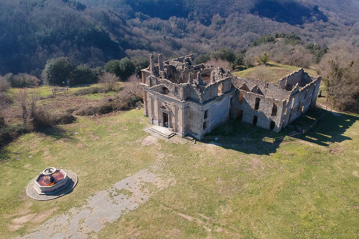 Las ruinas de la antigua Monterano son un sugestivo lugar sin tiempo