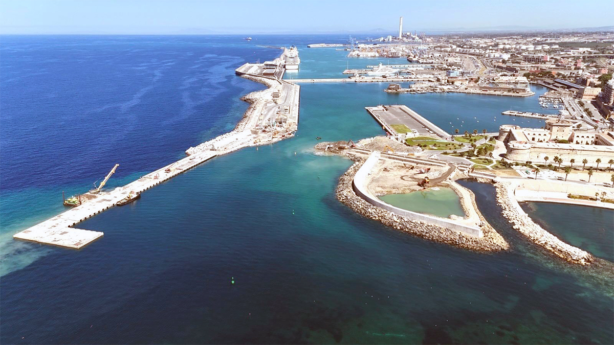 La nuova apertura a sud al Porto di Civitavecchia