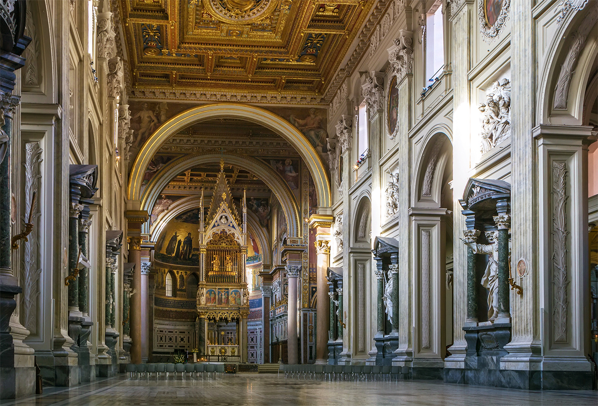 La Basilica di San Giovanni in Laterano - Navata centrale