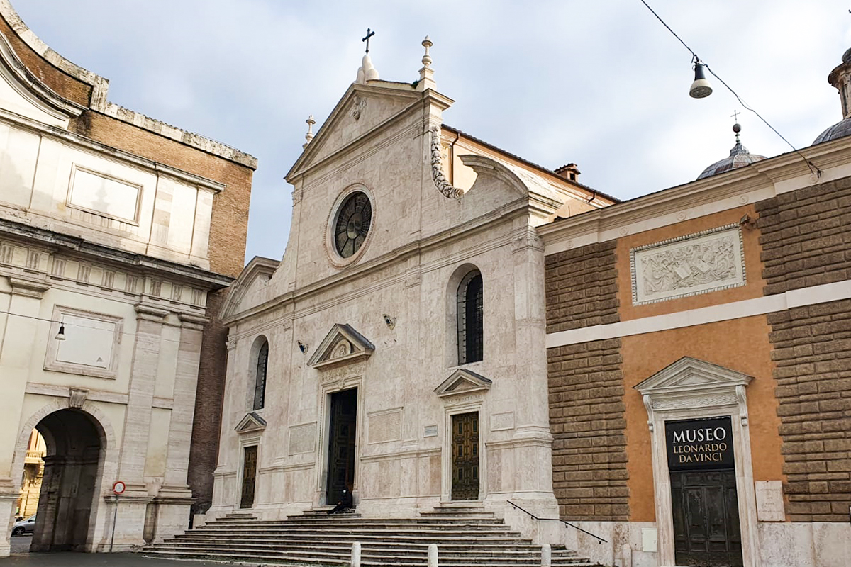 The Basilica of Santa Maria del Popolo in Rome - Photo by Claudio Avanzini