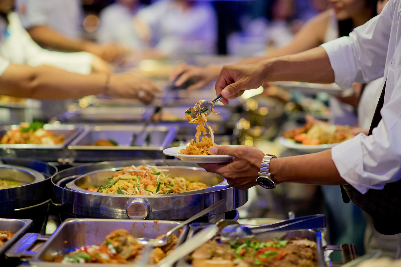 Evita el buffet cuando acaba de abrir aperto