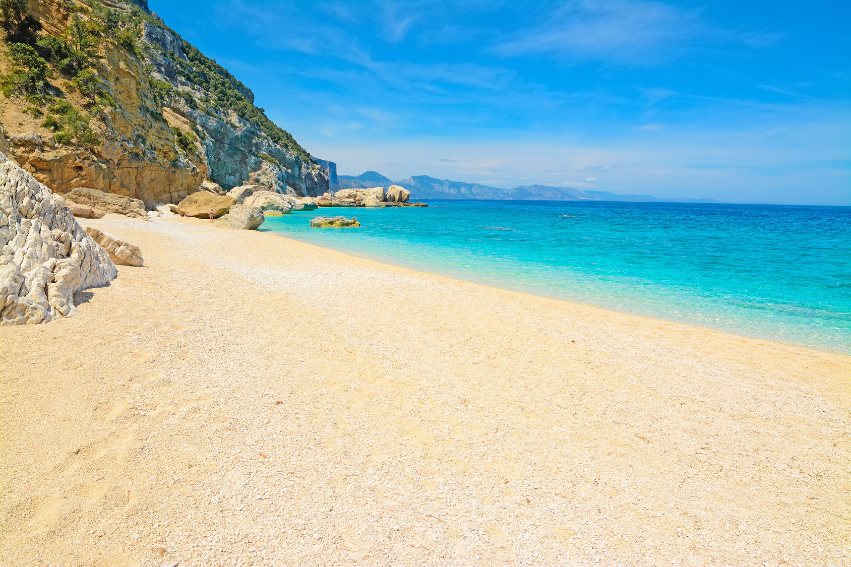 La playa de Cala Biriola