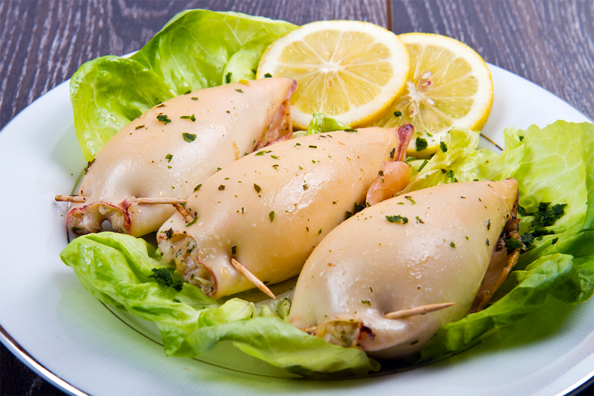 Calamari Ripieni alla Civitavecchiese