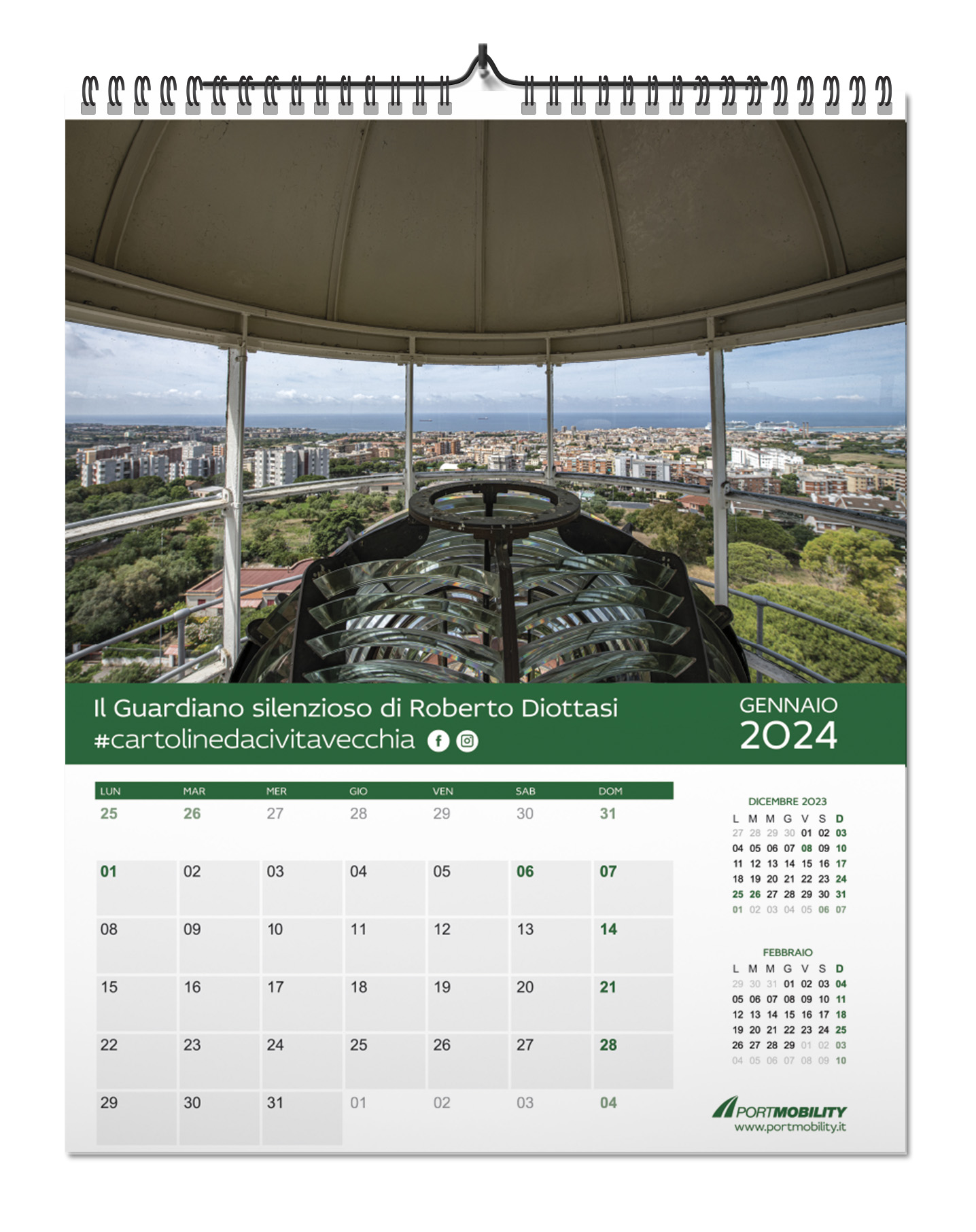 Cartoline da Civitavecchia 2024: il mese di gennaio in anteprima