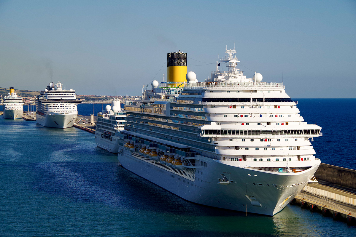 Cruises departing from the port of Civitavecchia