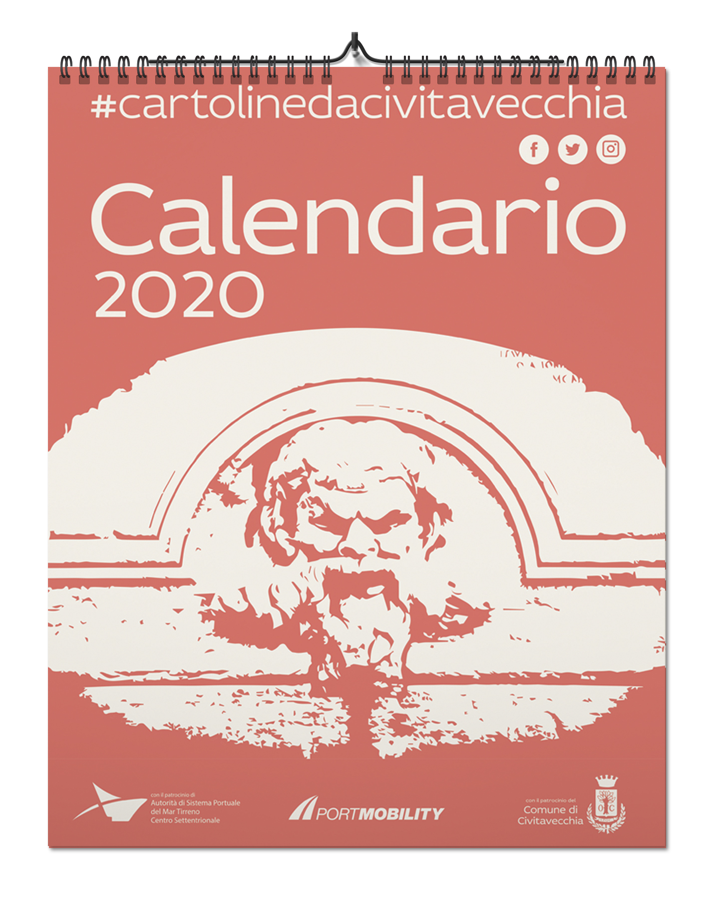 Postales de Civitavecchia 2020: la portada del calendario