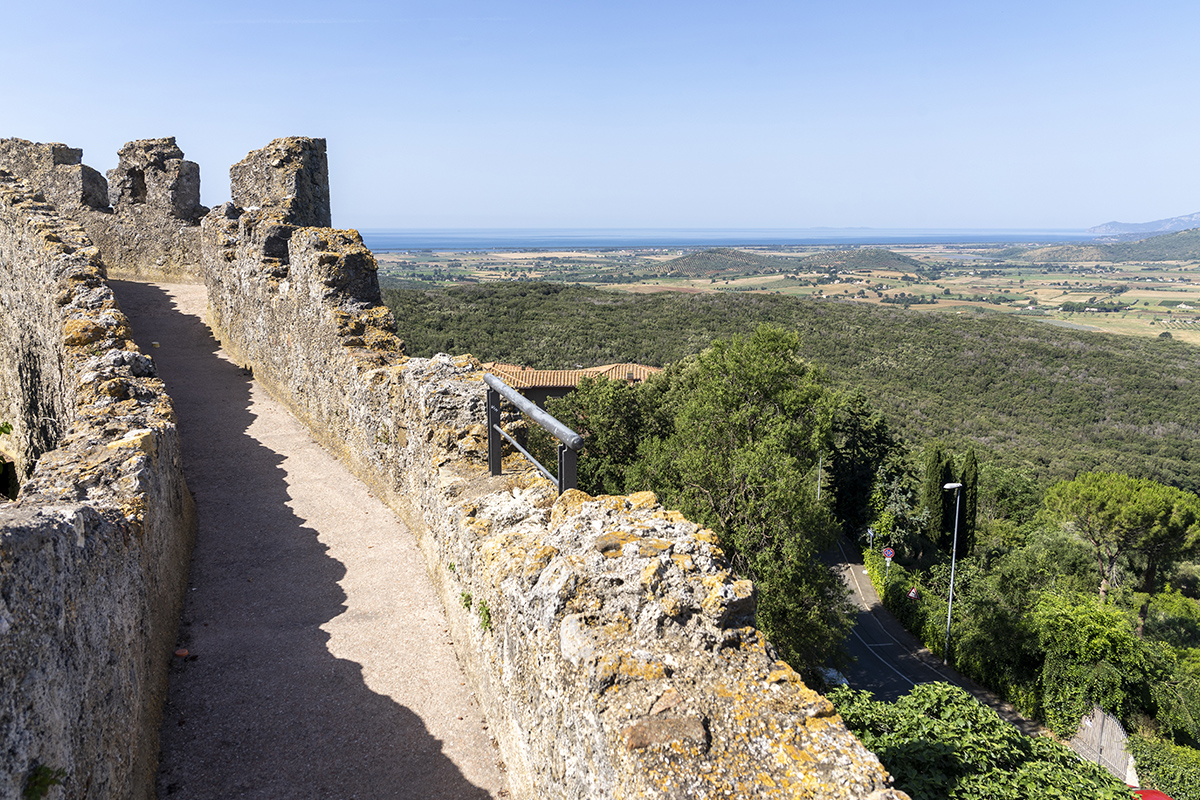 Una de las magníficas vistas panorámicas que se pueden disfrutar desde Capalbio