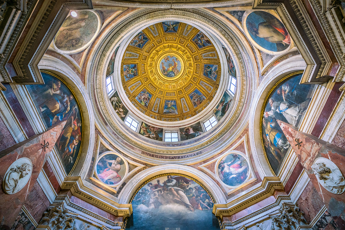 Cappella Chigi - La Cupola progettata da Raffaello