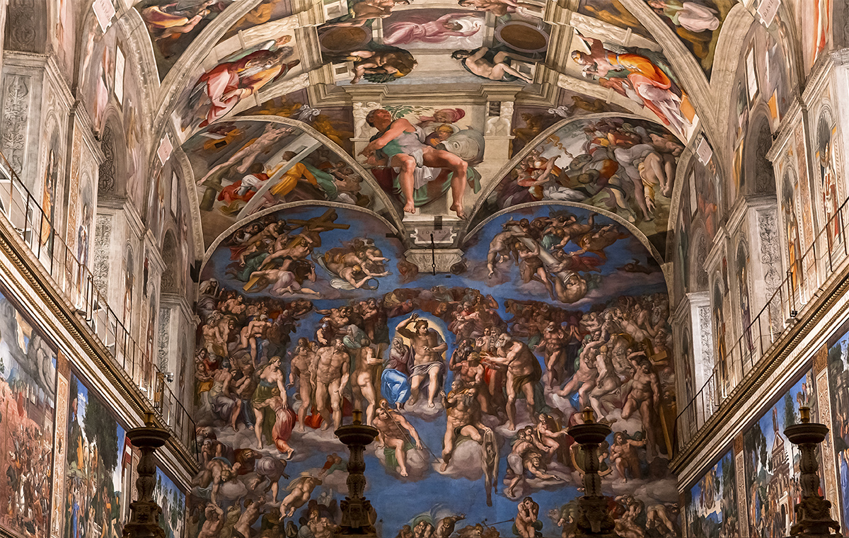 The Sistine Chapel in all its splendour