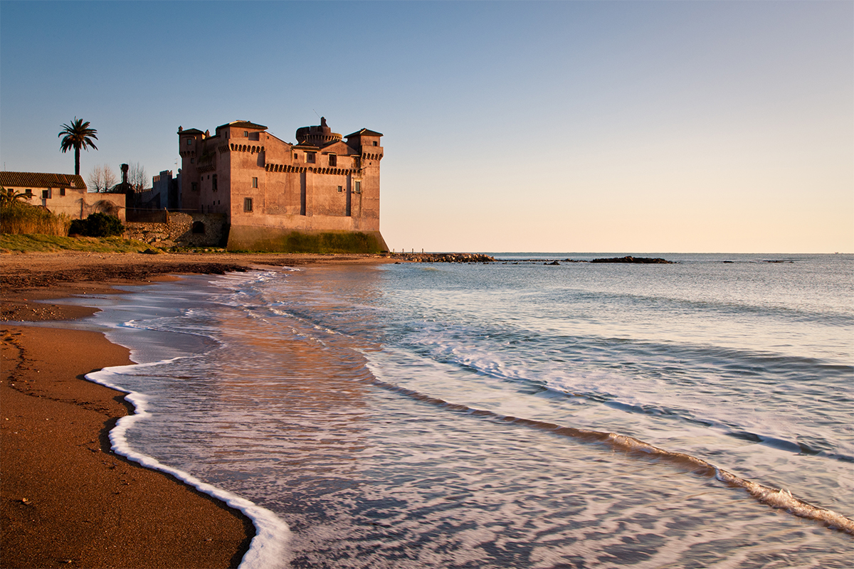 Castle and beach of Santa Severa