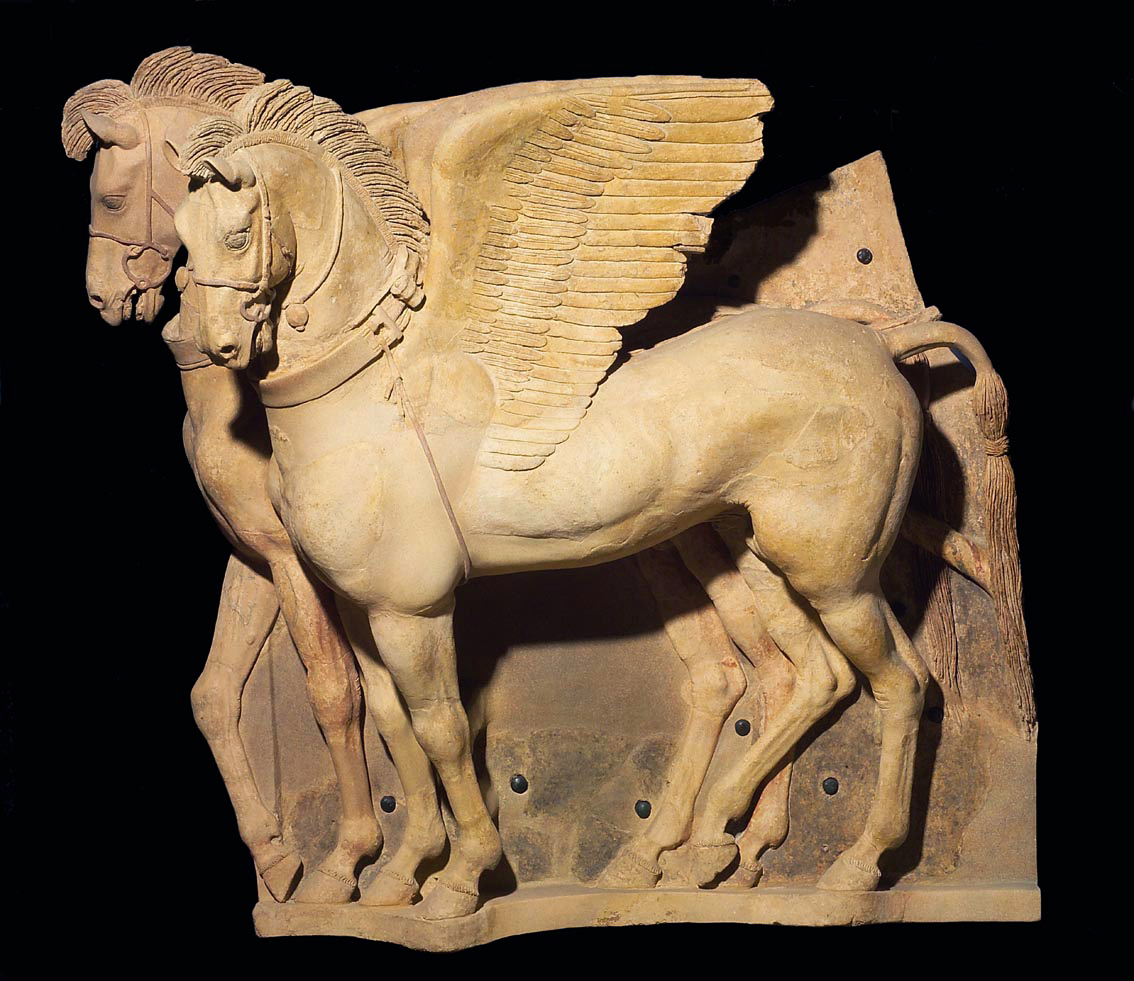 The Winged Horses finally restored