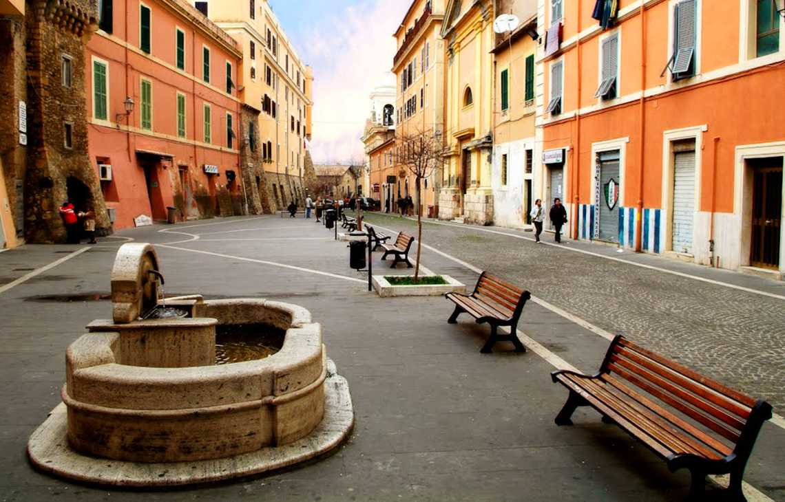 Civitavecchia's Old Town Center