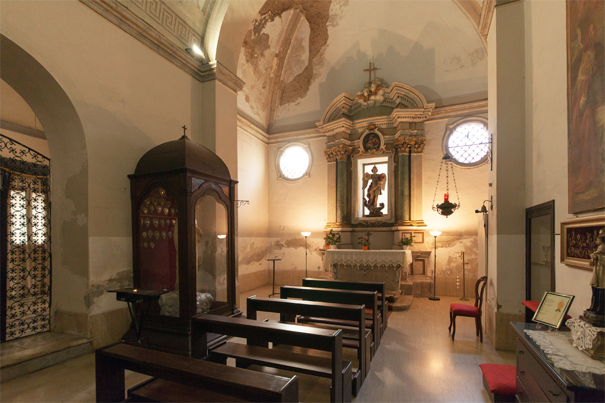 The chapel of San Michele (Church of the Prayer and Death, Civitavecchia)