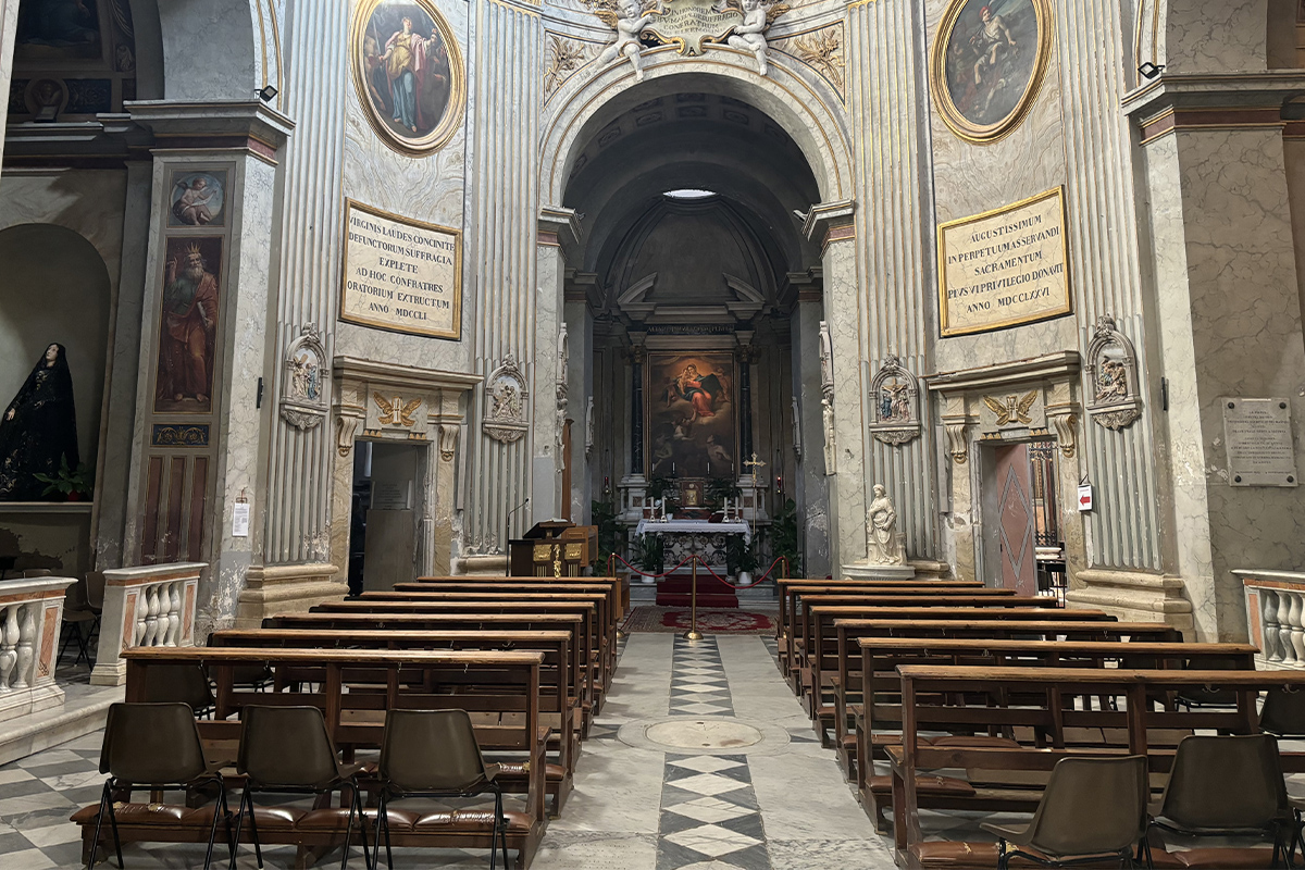 The Church of the Prayer and Death in Civitavecchia