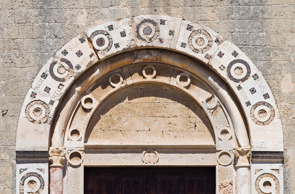 Particulars of the Cosmatesque decorations over the Central Gate