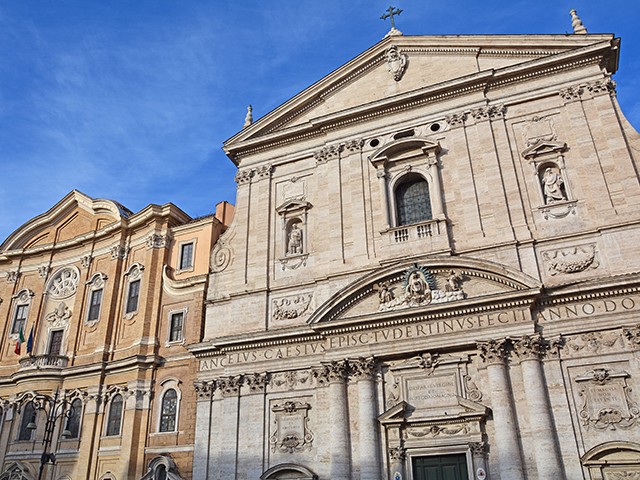 Chiesa di S. Maria in Vallicella, e Casa dei Preti della Cong.ne  dell'Oratorio - Chiesa Nuova / Roma Rome Rom by Vasi, Giuseppe  (1710-1782):: (1785) Art / Print / Poster