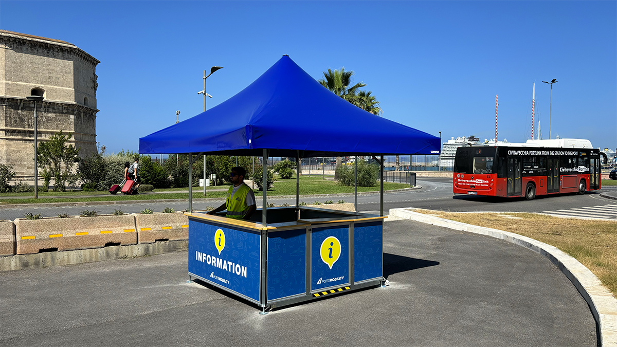 The new infopoint at Fortezza Gate (Varco Fortezza)