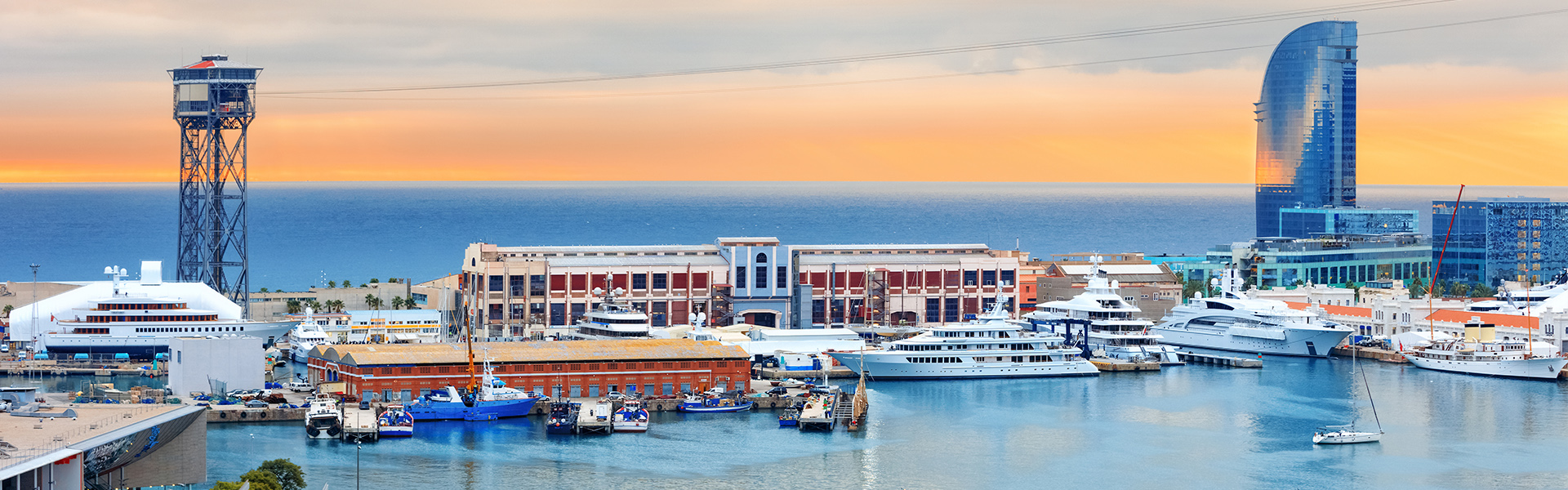 Il porto di Barcellona