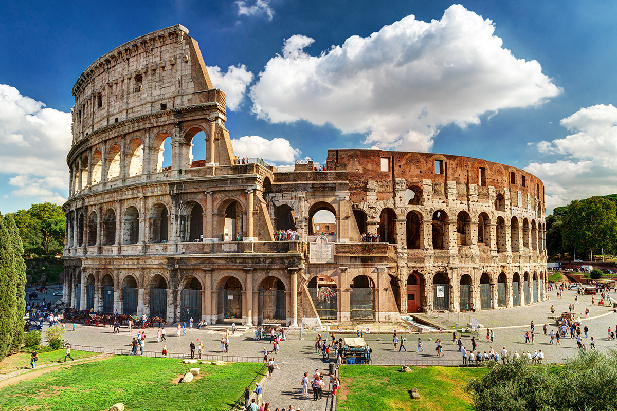 The Colosseum of Rome: an icon of Italy in the world