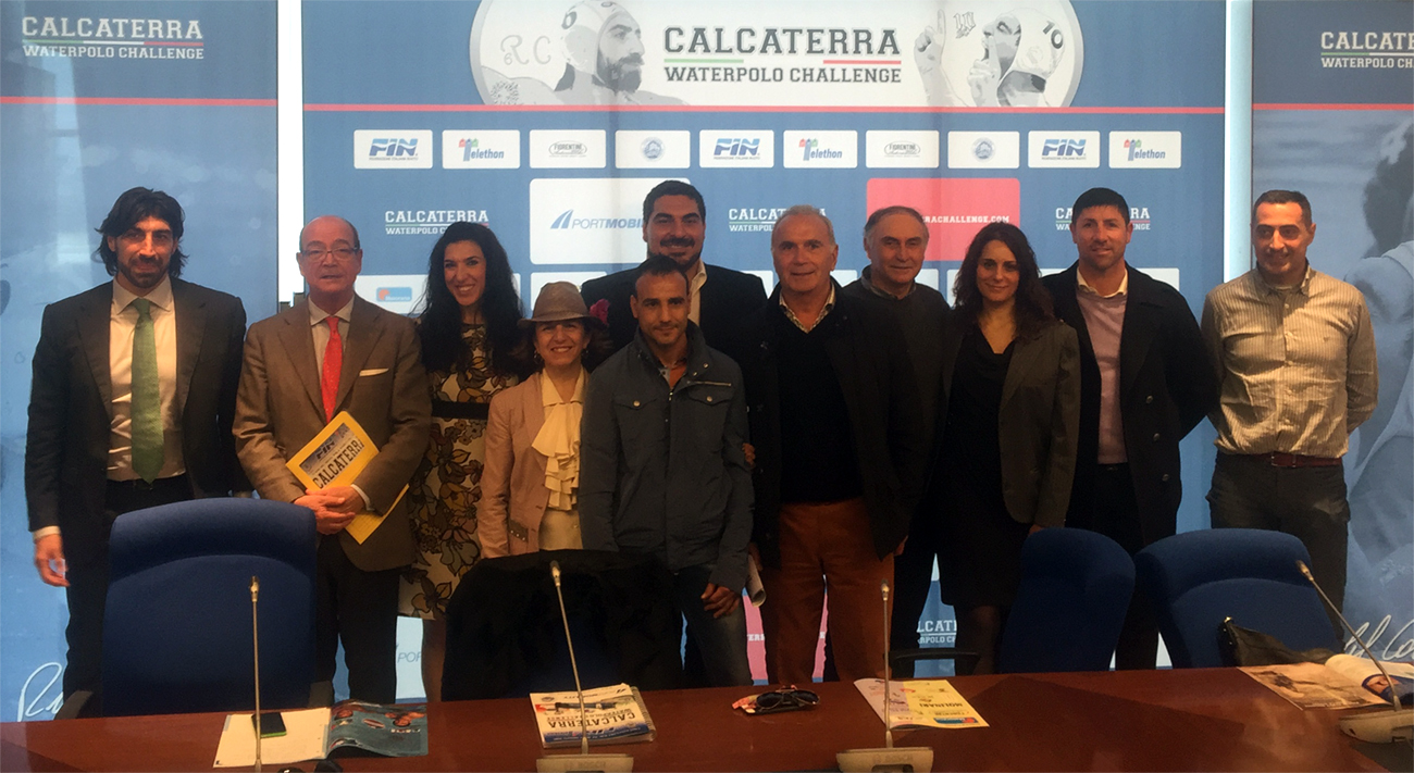 Calcaterra Waterpolo Challenge - Group picture at the conference