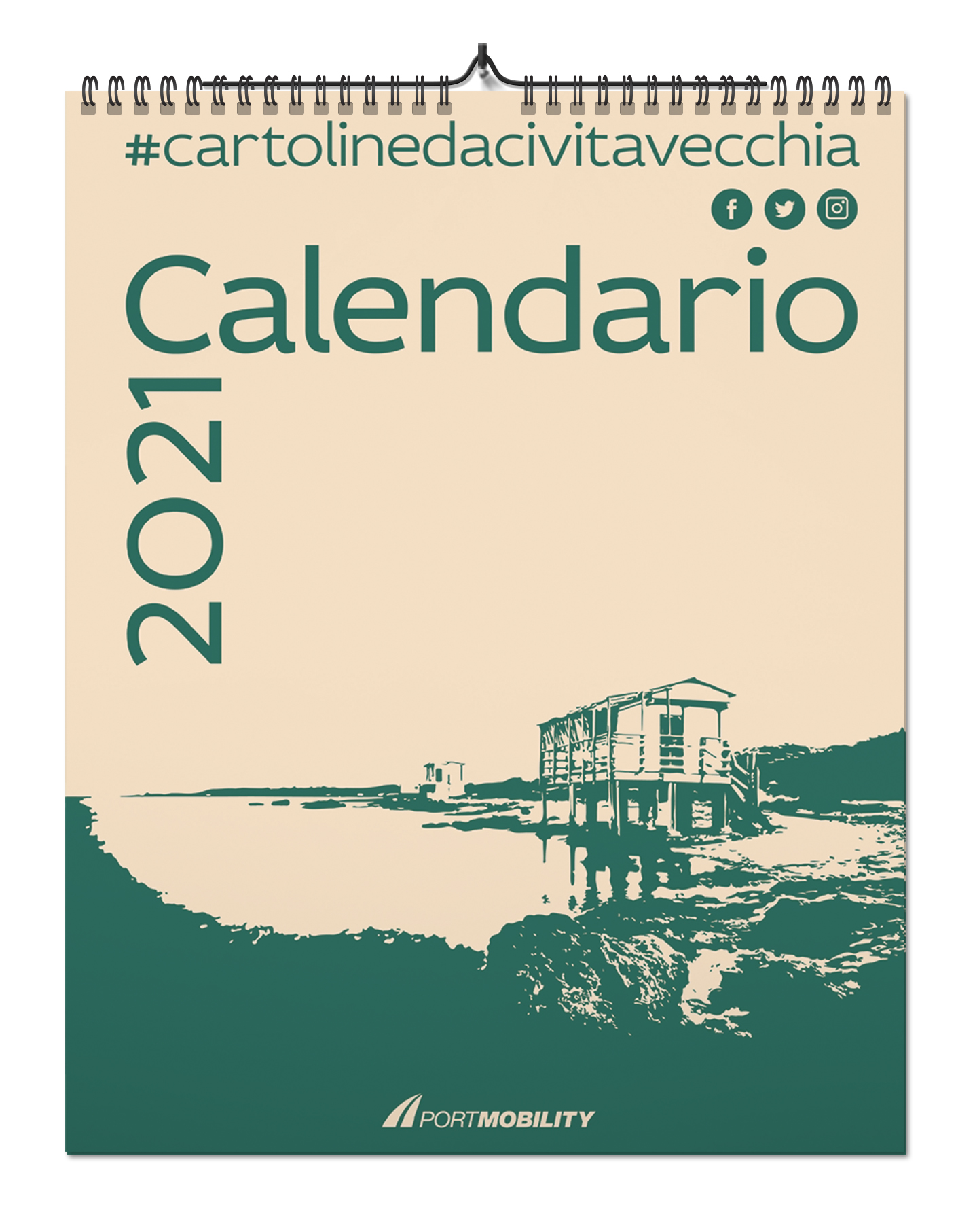 Postales de Civitavecchia 2021: la portada del calendario
