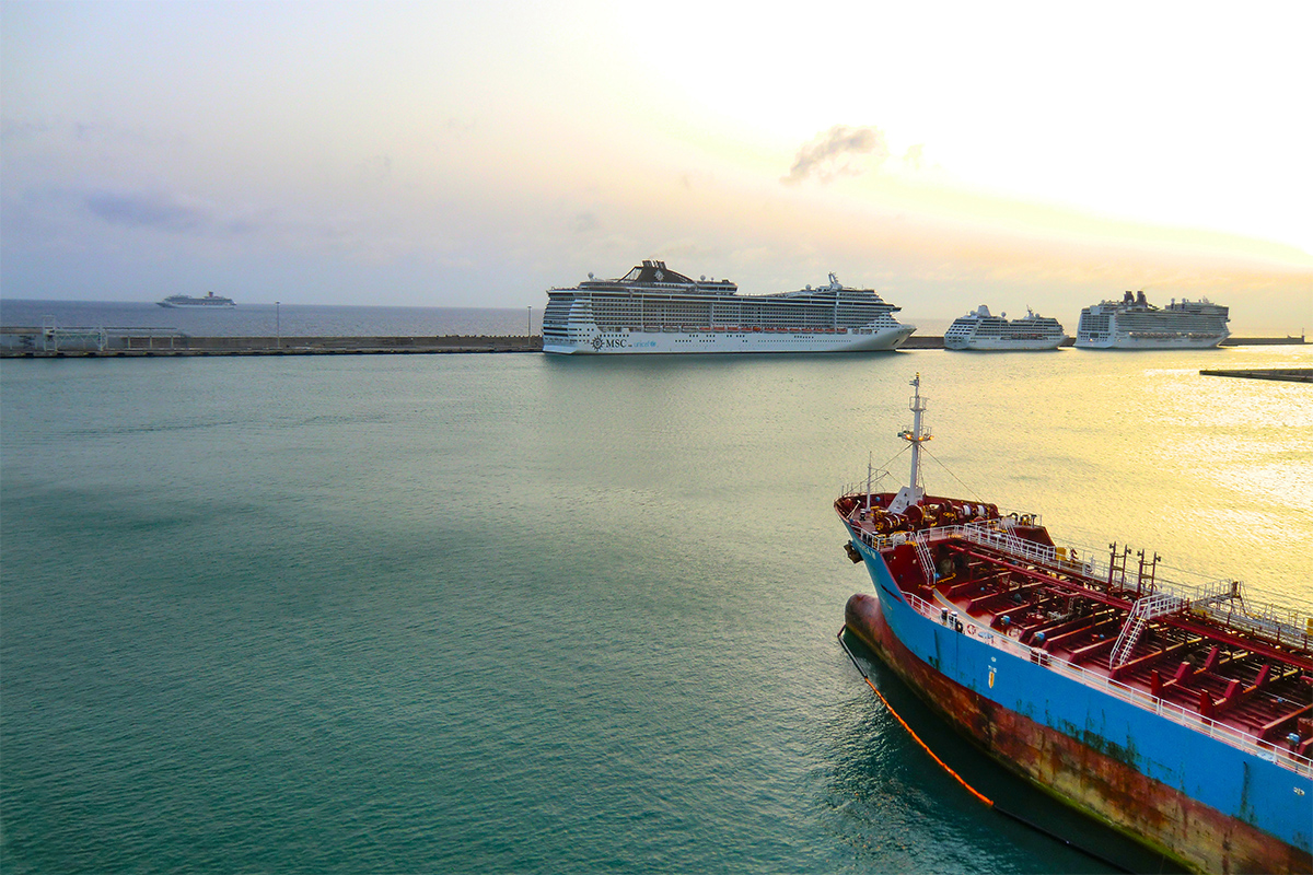 Cruises at the port of Civitavecchia - November 2023