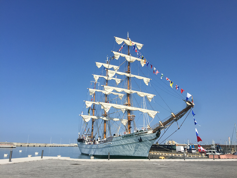 Le vele della Cuauhtemoc si riapriranno lunedì 27/7 alle ore 10