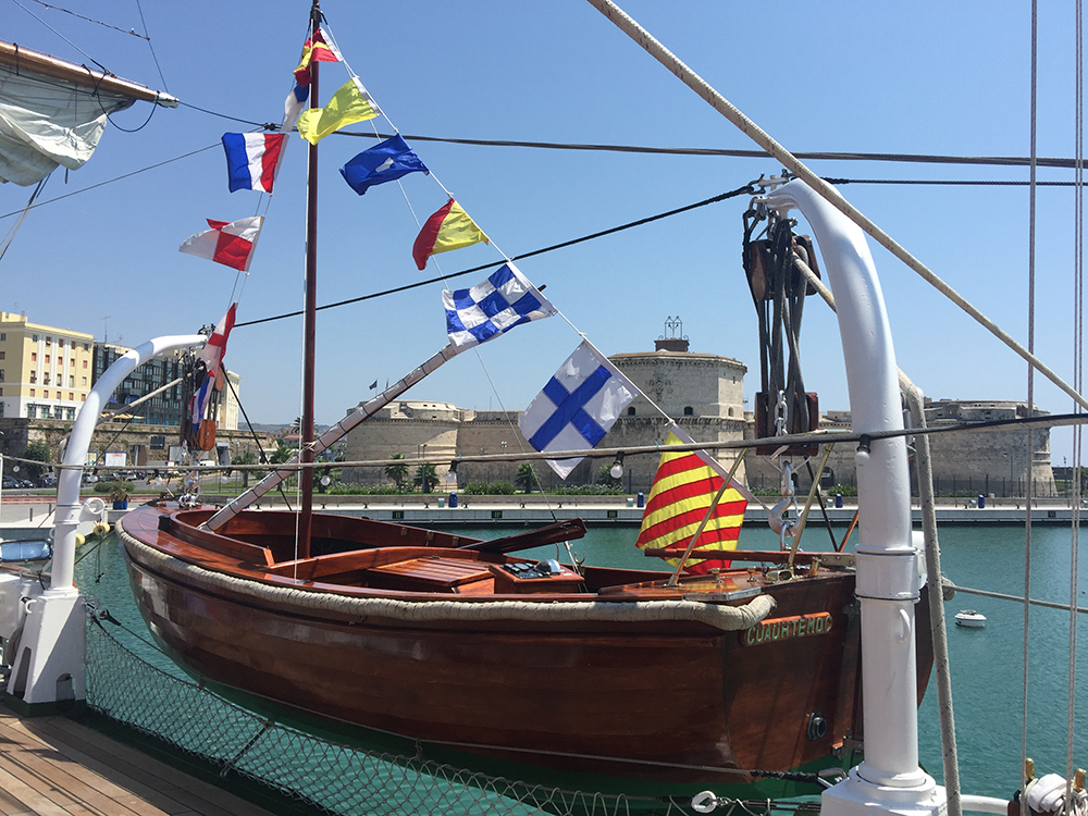 The Cuauhtemoc vessel until the 27 July at the port of Civitavecchia ...