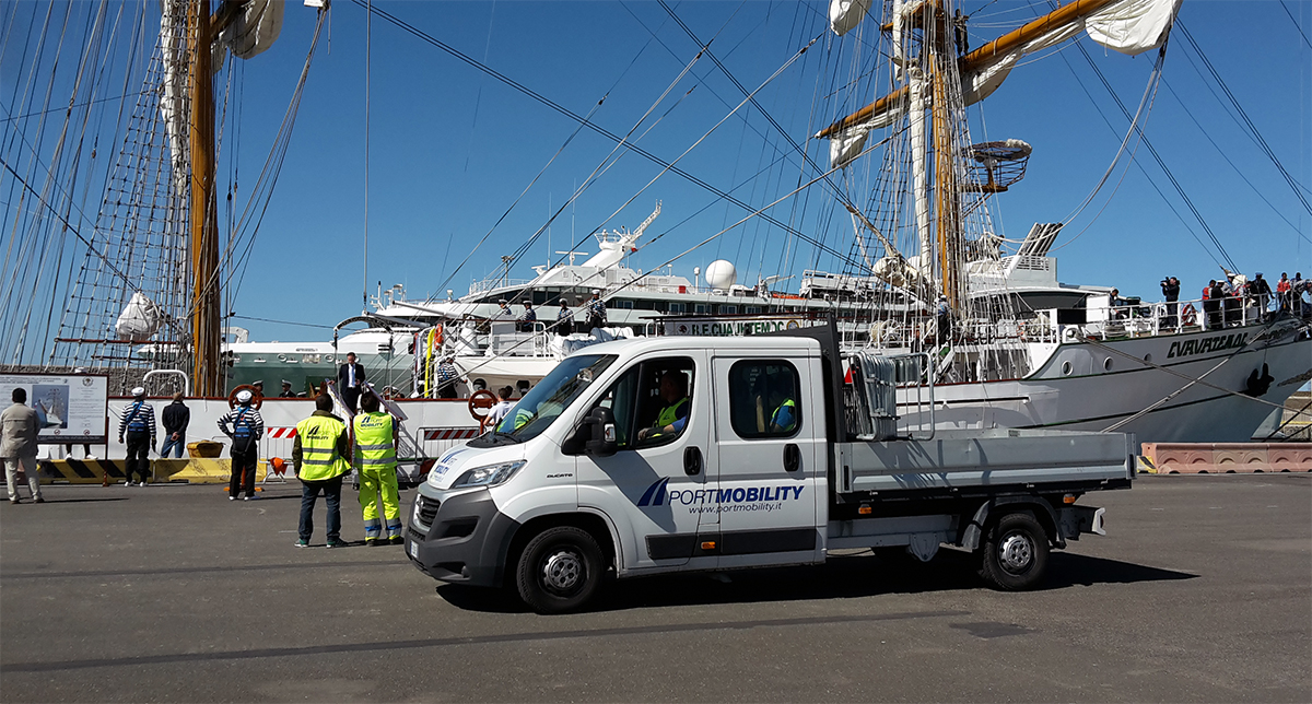 La Squadra Port Mobility al lavoro: Cuauhtémoc 3-8 maggio 2017