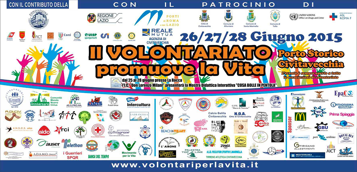Voluntary Work promotes Life - Event Poster