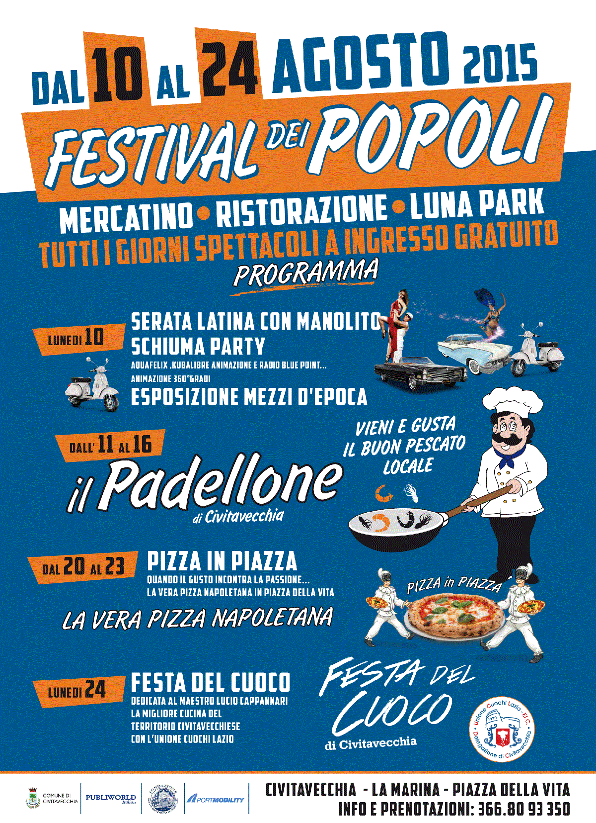 El póster del Festival dei Popoli 2015 en Civitavecchia
