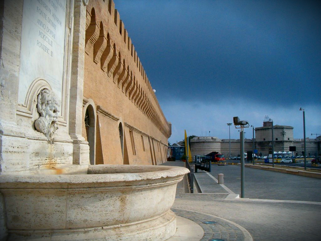 Inside the massive walls by Pope Urbano VIII will stand Terminal del Gusto