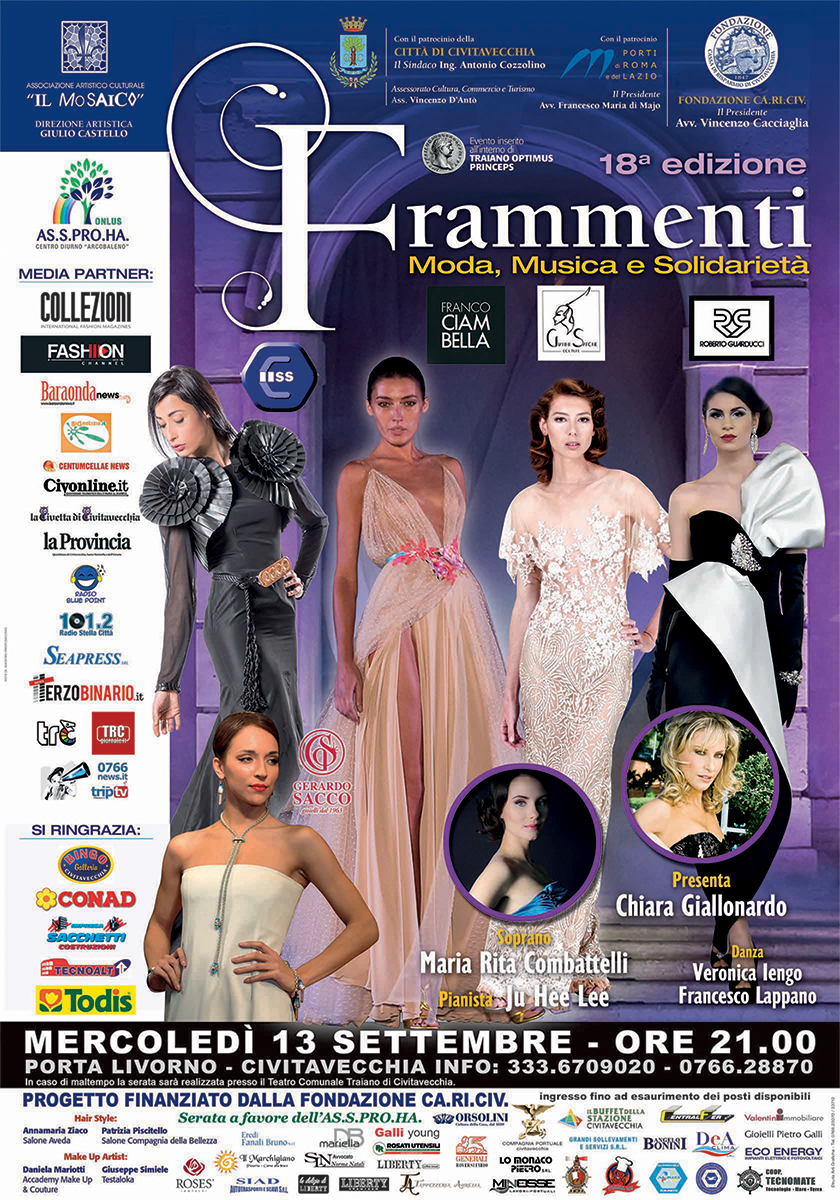 Frammenti 2017: official poster of the event by Franco Ciambella
