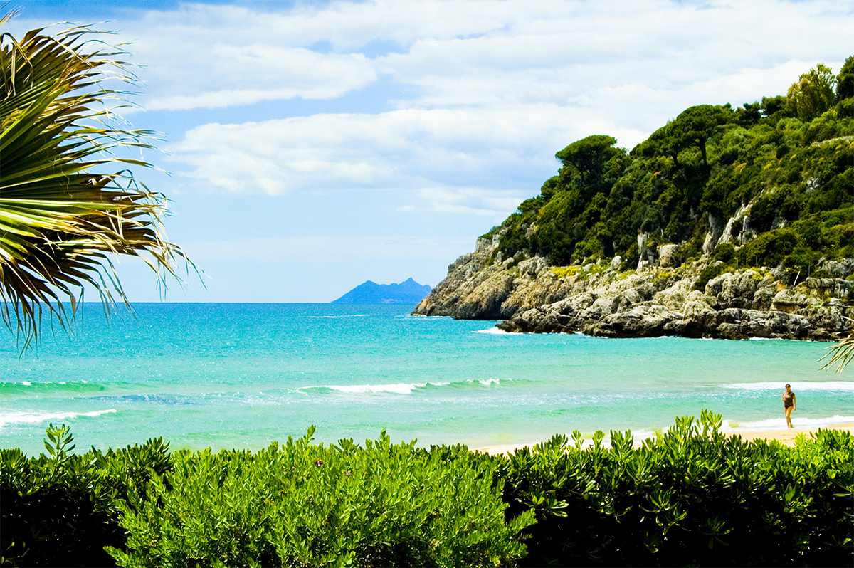 Gaeta - la playa de Ariana