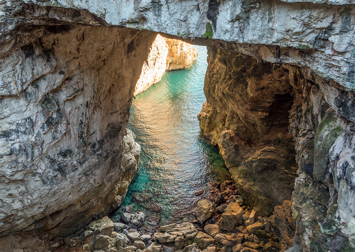 Beautiful Turk's Cave in Gaeta