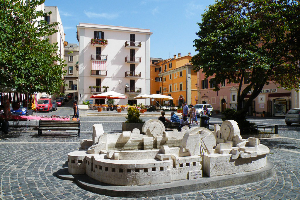 La fontana del Ghetto - Civitavecchia, Piazza Fratti