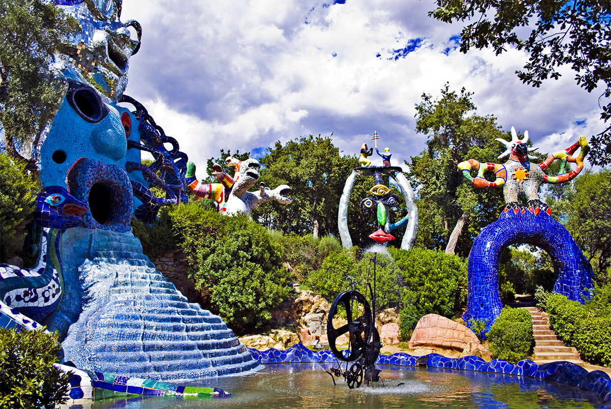 Tarot Garden, masterpiece by Niki De Saint Phalle